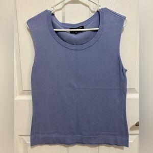 Women’s PM Jones New York Periwinkle Sweater Tank Top